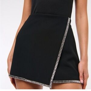 Abercrombie & Fitch rhinestone black skirt nwt